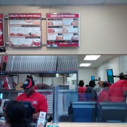 Papa Johns Pizza - At dinner time they've got the whole crew hopping.