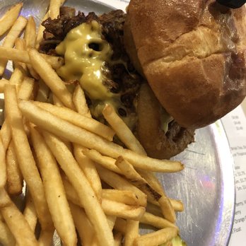 Smokin' Little Diner - Pulled pork topped burger - Barbeque Near Me - Depew, New York Smokin' Little Diner - Pulled pork topped burger - Barbeque Near Me - Depew, New York