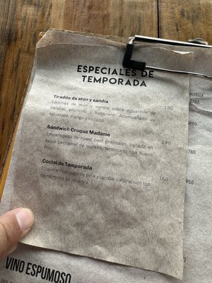 Menu photo 4 La Azotea Ciudad de México, DIF