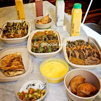 Ambo - Variety bowls, samosas, garlic naan, drinks and sides - Indian Near Me - New York, New York