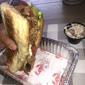All Surf No Turf - Big handful of soft shell crab sandwich - Seafood Near Me - Clifton, New Jersey All Surf No Turf - Big handful of soft shell crab sandwich - Seafood Near Me - Clifton, New Jersey