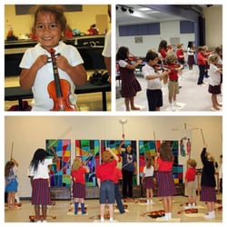 All Saints Catholic School - Orchestra begins in  PreK at ASCS. Our Suzuki Violin program led by Shana Druffner