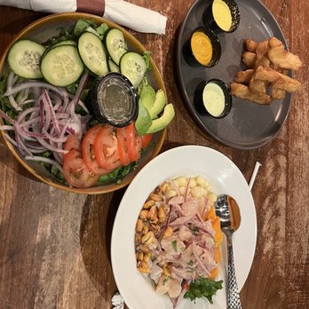 The Freakin Incan - Ceviche pescado, green salad and yucca fries - Food Trucks Near Me - Roswell, Georgia The Freakin Incan - Ceviche pescado, green salad and yucca fries - Food Trucks Near Me - Roswell, Georgia