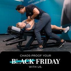 The Joint Chiropractic - Ready to level up your wellness game
this #BackFriday?
Amidst the hustle of the holiday season,
there's no better gift than investing