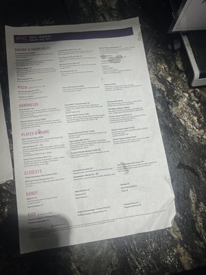 Menu photo 3 IPIC Westwood Los Angeles, CA