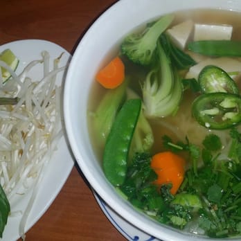 Huong Duong - Vegetable pho with soft tofu. Yum. - Vietnamese Near Me - Seattle, Washington