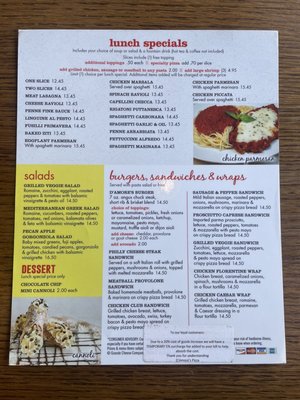 Menu photo 1 D'Amore's Pizza Camarillo, CA Menu photo 1 D'Amore's Pizza Camarillo, CA