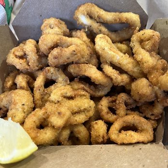 Buster's Sea Cove - Fresh fried Calamari w/fries - Seafood Near Me - Toronto, Ontario Buster's Sea Cove - Fresh fried Calamari w/fries - Seafood Near Me - Toronto, Ontario
