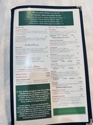 Menu photo 2 Lasagna House III - 1960 Houston, TX