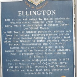 Ellington Historical Marker - Deplorable condition