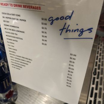 GOOD THINGS - Ready to drink beverage prices - Cafes Near Me - Austin, Texas