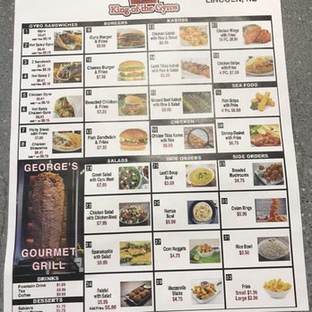Gourmet Grill: Southpointe - Menu - Mediterranean Near Me - Lincoln, Nebraska