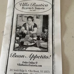 Villa Rustica Pizzeria - Menu 1 06/10/2023