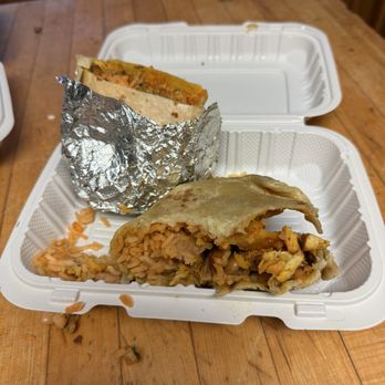 Highway Tacos - Chicken Burrito with no chicken - Mexican Near Me - Santa Ynez, California