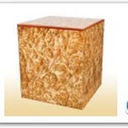 Best Choice Cremation - Natural Burl Elm Urn Manmade Wood
