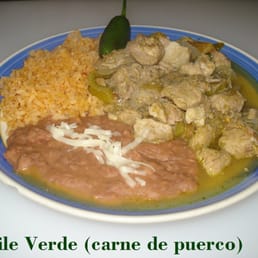 Chile Verde Dinner Plate Chile Verde Dinner Plate