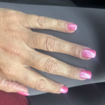 The Bello Nails Bar - Fill in with builder gel and pink gel polish - Nail Salons Near Me - Tampa, Florida The Bello Nails Bar - Fill in with builder gel and pink gel polish - Nail Salons Near Me - Tampa, Florida