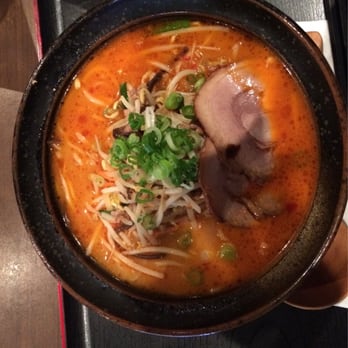 Ramen Isshin - Spicy red miso ramen (not actually very spicy) $13.50 - Ramen Near Me - Toronto, Ontario Ramen Isshin - Spicy red miso ramen (not actually very spicy) $13.50 - Ramen Near Me - Toronto, Ontario