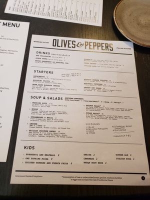Menu photo 8 Olives And Peppers Greensburg, PA