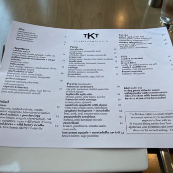 The Kitchen Table - the kitchen table Menu - Italian Near Me - Reno, Nevada The Kitchen Table - the kitchen table Menu - Italian Near Me - Reno, Nevada