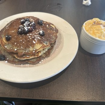 CuVee’s Culinary Creations - Blueberry pancakes with side of mac and cheese - Caterers Near Me - Houston, Texas CuVee’s Culinary Creations - Blueberry pancakes with side of mac and cheese - Caterers Near Me - Houston, Texas