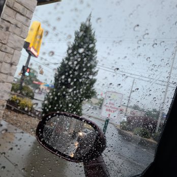 McDonald's - rain on the window of a car - Burgers Near Me - Macon, Georgia