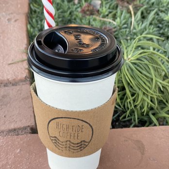 High Tide Coffee - Large hot beverage - Coffee & Tea Near Me - San Clemente, California High Tide Coffee - Large hot beverage - Coffee & Tea Near Me - San Clemente, California