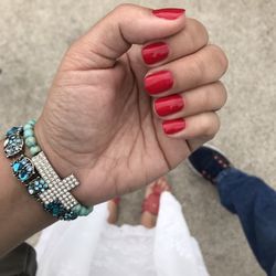 The Nail Lab - My cute gel mani after sock off.