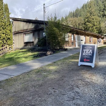 8 Corners Organic Tea Room - Back side of the tea house. - Tea Rooms Near Me - Belcarra, British Columbia