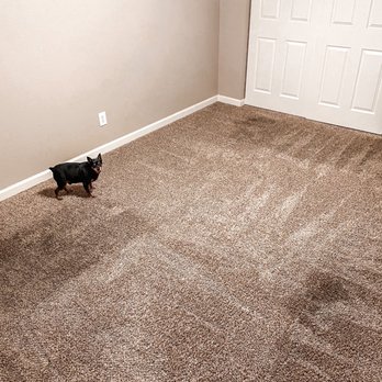Sir Carpet - Carpet before cleaning, see area of stain and dirt from spills and high traffic. - Carpet Cleaning Near Me - Phoenix, Arizona