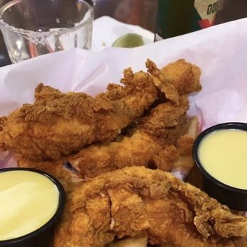 Pappy's Cafe - Chicken tendies and honey mustard amazing like they always are :) - American Near Me - Houston, Texas