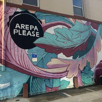 Arepa Please - mural outside - Coffee & Tea Near Me - Jacksonville, Florida
