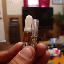 The Happy Camper - Palisade - See how dark THC is to the craft. THC product is harsh and does not burn consistently or evenly. It's in-house wax dissolved in mct oil.