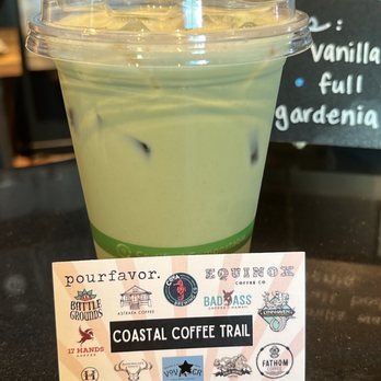 Voyager Coffee - Iced matcha green tea latte - Coffee & Tea Near Me - Norfolk, Virginia