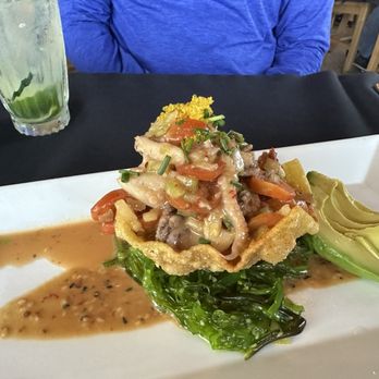 BLVD Seafood - SOY GINGER MARINATED OCTOPUS - New American Near Me - Galveston, Texas