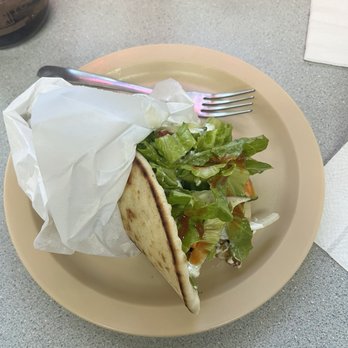 Spiro's Gyros & Deli - Falafel Pita (but I took a bite before I remembered to take a pic) - Greek Near Me - Ukiah, California Spiro's Gyros & Deli - Falafel Pita (but I took a bite before I remembered to take a pic) - Greek Near Me - Ukiah, California