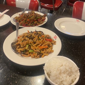 Tasty Zone - Chef special lamb and shredded pork garlic - Szechuan Near Me - Santa Ana, California