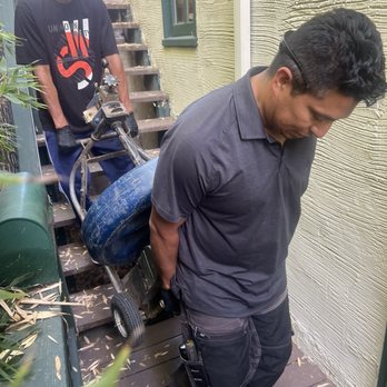 J J Rooter & Plumbing - Lugging equipment down my stairs (thanks, guys!) - Plumbing Near Me - Berkeley, California J J Rooter & Plumbing - Lugging equipment down my stairs (thanks, guys!) - Plumbing Near Me - Berkeley, California