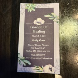 Garden Of Healing Massage