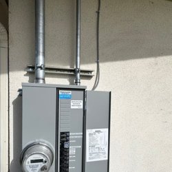 Power Spot Electric - Replaced 100 amp residential panel and installed 200 amp service at new location. Solar Ready