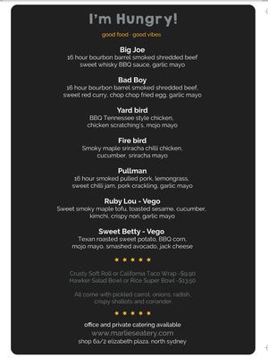 Menu photo 3 Marlies Eatery North Sydney, NSW