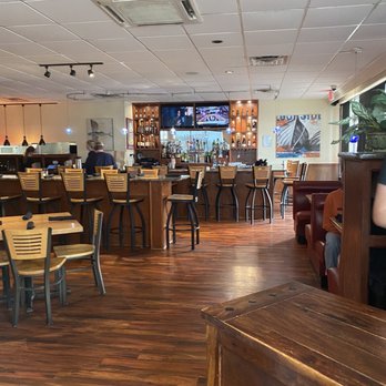 Lockside Bar and Grill - The inside of the restaurant is beautiful, with all of the wood and nautical decorations. - New American Near Me - Chesapeake, Virginia