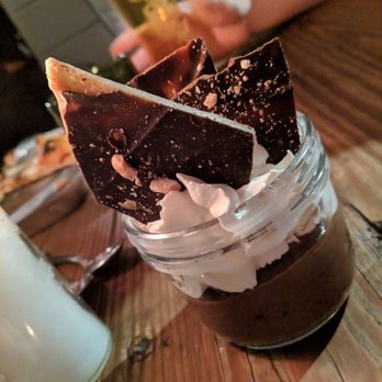 The Backspace - Hazelnut chocolate budino dessert - Italian Near Me - Austin, Texas