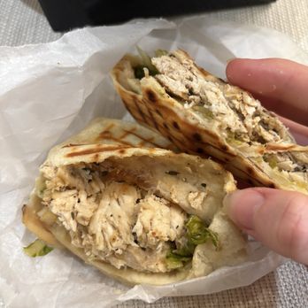 Brasserie Byronz - Frenchie Wrap Chicken Cesar (they forgot the Caesar dressing) - Brasseries Near Me - Baton Rouge, Louisiana Brasserie Byronz - Frenchie Wrap Chicken Cesar (they forgot the Caesar dressing) - Brasseries Near Me - Baton Rouge, Louisiana