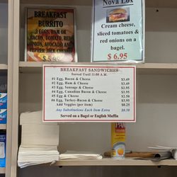 Montrose Spa - Breakfast menu