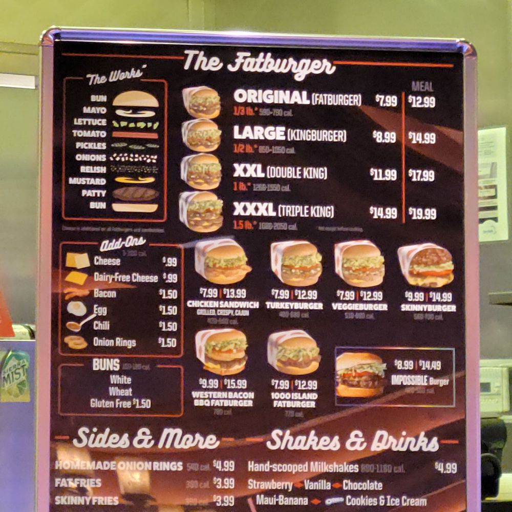 Fatburger - Fat Burger menu - Burgers Near Me - Lincoln, California Fatburger - Fat Burger menu - Burgers Near Me - Lincoln, California