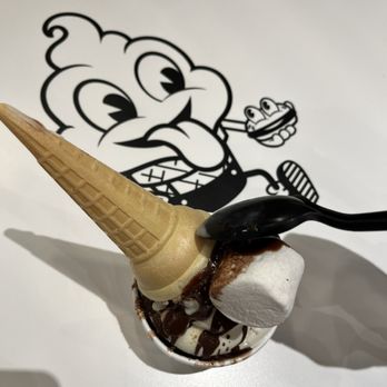 Mister Dips - S'mores cone - Burgers Near Me - Detroit, Michigan Mister Dips - S'mores cone - Burgers Near Me - Detroit, Michigan