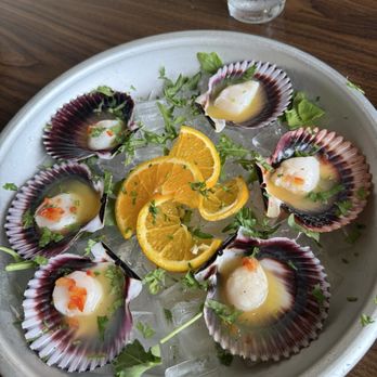 R10 Social House - Peruvian Scallops, refreshing. - New American Near Me - Redondo Beach, California R10 Social House - Peruvian Scallops, refreshing. - New American Near Me - Redondo Beach, California