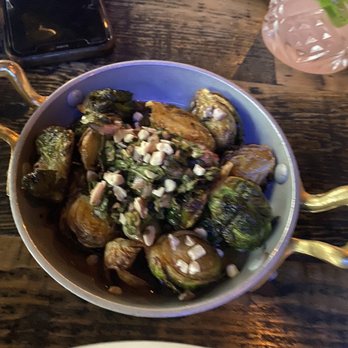 Eureka! - Crispy Glazed Brussels Sprouts - American Near Me - Las Vegas, Nevada Eureka! - Crispy Glazed Brussels Sprouts - American Near Me - Las Vegas, Nevada