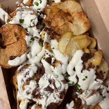 Chick Magnet - Fried Chicken - loaded potato chips (ribbon cut) - Chicken Shop Near Me - Penfield, New York